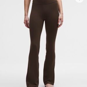 Women's Brown Flared Leggings